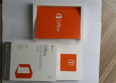 China Sealed Box Microsoft Office Home And Business 2016 FPP Product Key for sale