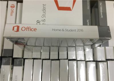 China Pc Download Microsoft Office Home And Student 2016 Edition , Windows 10 Retail Box for sale