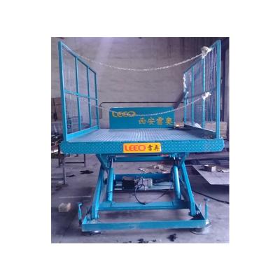 China 0.2T Hydraulic Lift For Loading Dock LEEO Hydraulic Scissor Lift for sale
