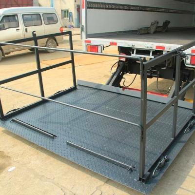 China 2 Ton Truck Tail Lifter 24V Hydraulic Mobile Flatbed Tail Lift for sale