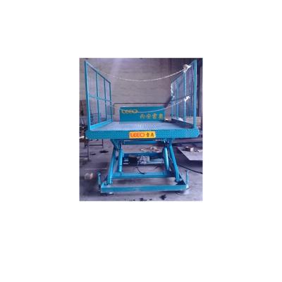 China 1000mm Hydraulic Loading Platform 1 Ton Hydraulic Scissor Lift Platform for sale