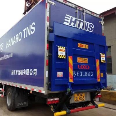 China Long Life 1500KG Cantilever Tail Lift 2KW Rail Liftgate 	Steel Plate for sale