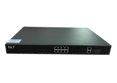China 10GE SFP+ Uplink 1U 19 inch 8 port EPON OLT with Web Management for FTTX solution for sale