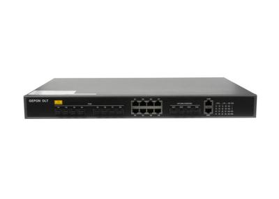China OS-ET08P   GEPON OLT 8PON   Web/CLI/Telnet management with 4*10GE SFP uplink port for sale