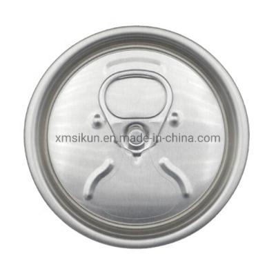 China Tapa de lata de aluminio de la categoría alimenticia 202# Rpt para el embalaje de la lata de bebida en venta