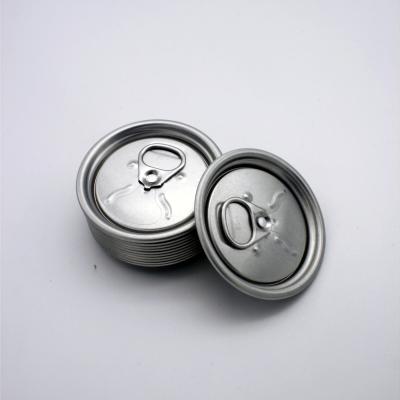 China Food Grade 202# Rpt Aluminum Lid For Beverage Can Packing Round Can for sale
