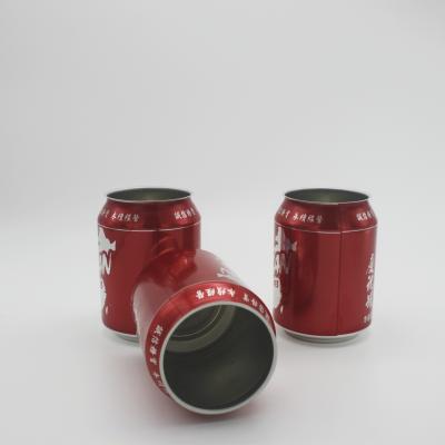 中国 250ml Stubby Aluminum Cans With 202 Lids Factory Direct Sales High Quality Food Packaging Cans 販売のため