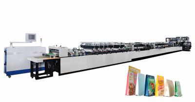 China Eight Side Sealing Octagonal Laminated Paper Bag Making Machine 100KW for sale