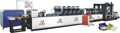 China 0.6Mpa 0.5m3/min Control PLC de la máquina de fabricación de bolsas de sello de tres lados en venta
