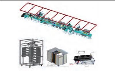 China Lean Lcia Production Line Conveyor Belt 3C Digital , U-Shaped SMT Assembly Line for sale