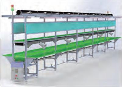 China Electronics Assembly Line Conveyor 20m/Min , Linear Belt Conveyor Line for sale