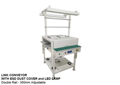China 350mm Width SMT Conveyor PCB SMT Assembly Machine With ESD Dust Cover for sale