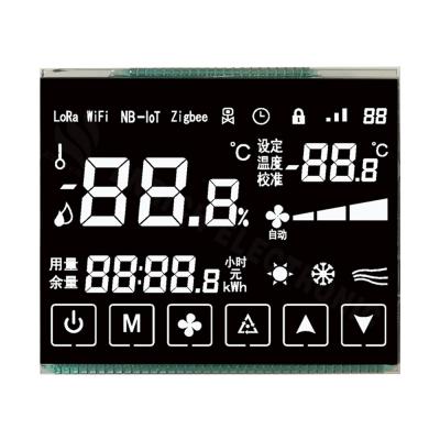 China VA 7 Segment Lcd Custom Lcd Segment Display OEM ODM Solution for sale