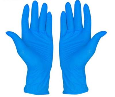 China Thickening Disposable Nitrile Glove Friction Resistance XL Nitrile Exam Gloves Latex Free for sale