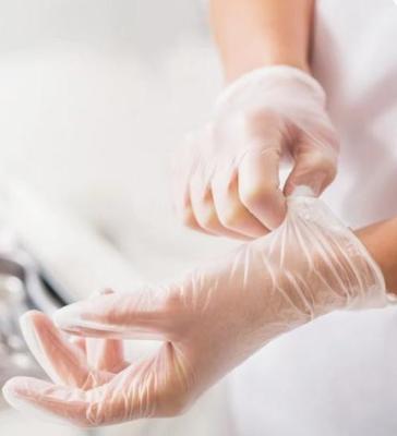 中国 摩擦抵抗の使い捨て可能なビニールの手袋30CMの世帯の生殖不能のビニールの検査の手袋 販売のため