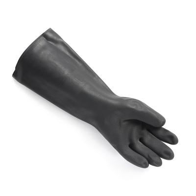 Chine 25 gants en caoutchouc du néoprène de résistance de larme de Mil Chemical Neoprene Gloves 330mm à vendre
