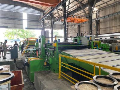 China High Accuracy Sheet Metal Slitting Line With Fast Change Twin Slitters for sale