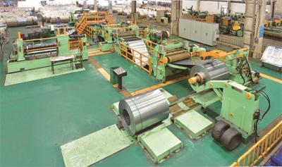 China High Accuracy Sheet Metal Slitting Line With Fast Change Twin Slitters for sale