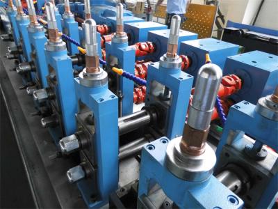 China Galvalized Steel ERW Pipe Making Machine Black Steel ERW Welded Pipe Mill Line HG 50 for sale