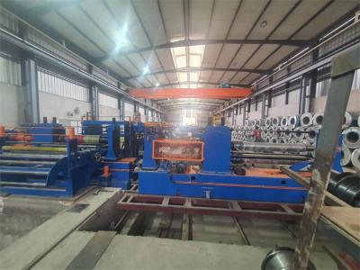 China Coil To Coil Metal Slitting Line CR Carbon Steel Sheet Slitting Line Double Slitter Heads for sale