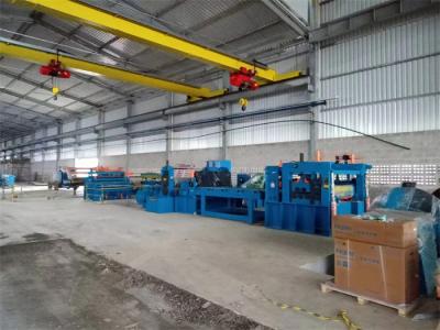 China Double Slitter Heads Coil to Coil Steel Slitting Recoiling Line For CR Carbon Steel Sheet for sale