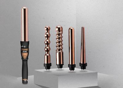 China Pro 5 Piece Interchangeable Tourmaline Ceramic Curling Iron for sale