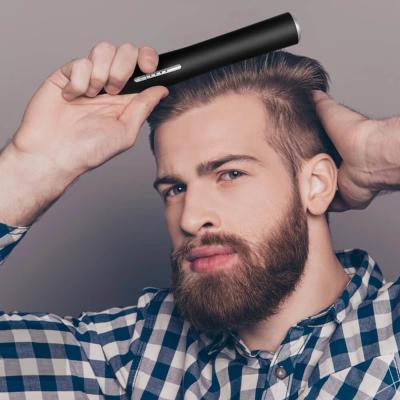 China Premium Beard Electric Hair Brush OEM / ODM Portable Heated Straightener Brush for sale