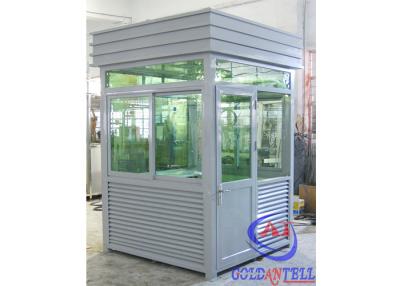 China Solid Steel Fabrication Movable Guard House Outdoor Furniture Anti Earthquake Te koop
