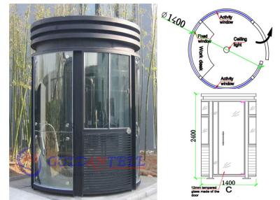 China Environmental Friendly Security Guard Cabin Working Room Prefabricated Anti - Typhoon for sale