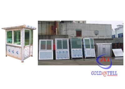 中国 SS 1.2×1.5×2.4m Security Guard House Assemble Guard Booth 5 Minutes Installation 販売のため