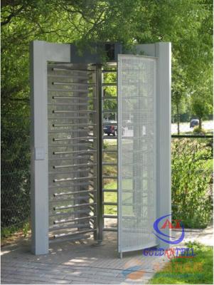 China Revolving Security Full Height Turnstile Speed Gate Systems With Card Reader System for sale