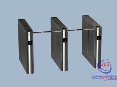 China Office Entrance Stainless Steel Drop Arm RFID Turnstile With 600mm Passage Width for sale