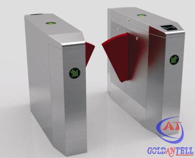 China LED Direction Indicator Metro Station Access Control Flap Turnstile for Office Building for sale