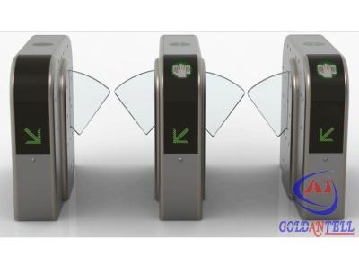 China Half Height Prestige Security Flap Gate Bidirectional Intelligent Flap Turnstile With Rfid Door Entry System for sale