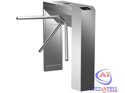 China Bidirectional Pedestrian Tripod Turnstile Gate With Access Control System / LED Indicator Lamp / Alarm Light for sale