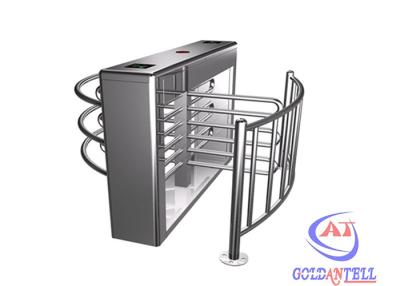 China Single Access Fingerprint Automatic Full Height Turnstile With LED Indicator Light for sale