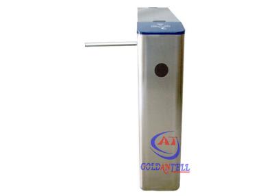 China Stainless Steel Full - auto RFID Turnstile Drop Arm Barrier Gate for School / Library / Theater for sale