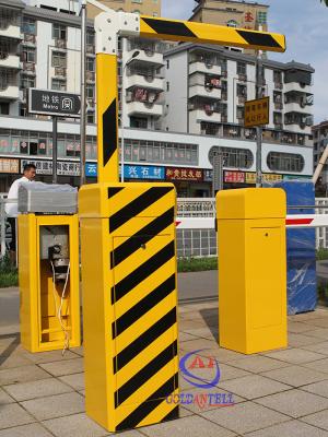 China 3M - 6M Option Cold Rolled Steel Vehicle Access Gate 220V AC / 110V AC Automatic for sale