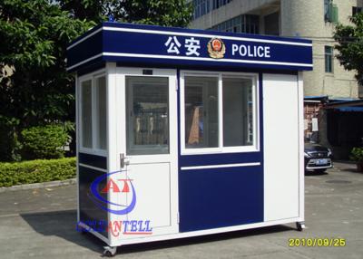 China Portable Color Steel Police Sentry Box With Complete Equipment Inside Police Room for sale