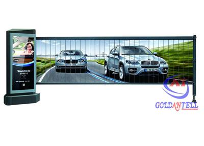 China IP54 LED Light Custom Color Advertising Barrier , Outdoor Windproof Parking Barrier Gates for sale