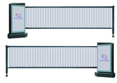 China RS485 Automatic Parking Advertising Barrier Gates With Advertisement 450 * 880mm for sale