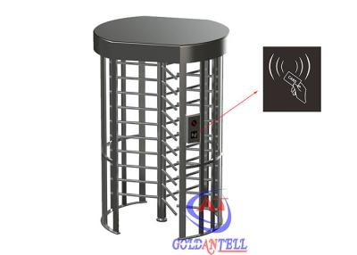 China IP62 Outdoor Anti Rust Access Control Turnstile Gate Stainless Steel Full Height for sale