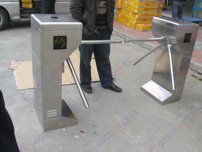 中国 M1カード読取り装置の歩行者の縦の三脚の回転木戸のゲートのアクセス管理のポータブル 販売のため