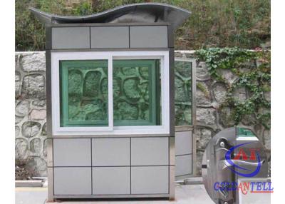 China Art Style OEM Shelters Mobile Guard House Ticket Booth Outdoor en venta