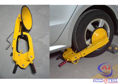 China Antitheft Car Wheel Clamp Lock And Steering Wheel Lock for 30-40 inch tire for sale