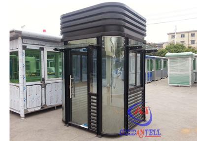 China Stainless Steel modular kiosk , Guard House Layout Container Shop for sale