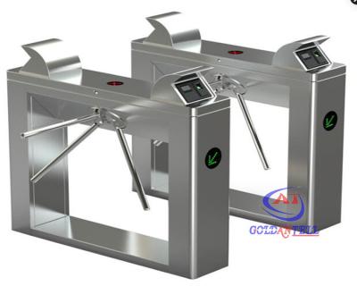 China Puertas del turnstyle de la biométrica, medio sistema del control de acceso de los torniquetes de la altura del trípode en venta