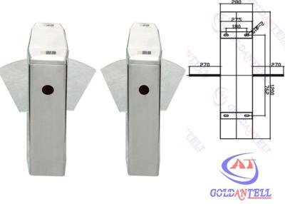 China Bus station RFID Turnstile Flap Barrier Gate with counter system QR code / Bar code reader for sale
