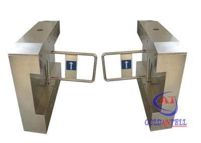 China RFID swing barrier gate anti-Infrared clamp function for building office r supermarket for sale