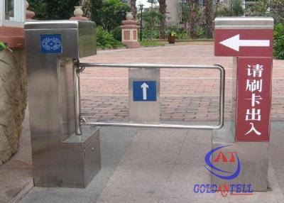 China Passage Bidirectional Mechanism swing Barrier Gate with RFID card / fingerprint for sale